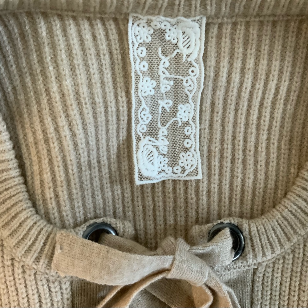 Sadie & Sage Taupe Sweater Dress Small - Picture 10 of 11